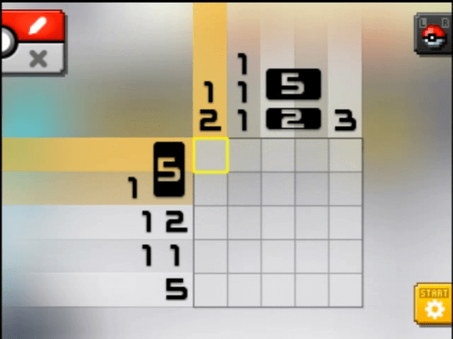 [ Pokemon Picross ] The puzzle of Alt-World stage [A00-02