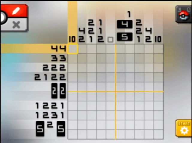 [ Pokemon Picross ] The puzzle of Alt-World stage [A00-03