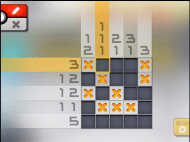 [ Pokemon Picross ] The answer of Standard stage [S00-02] and  the answer of Alt-World stage [A00-02]