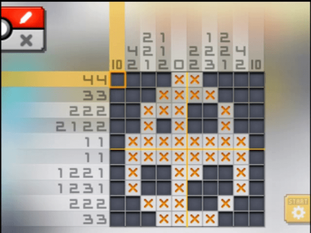 [ Pokemon Picross ] The answer of Standard stage [S00-03] and  the answer of Alt-World stage [A00-03]