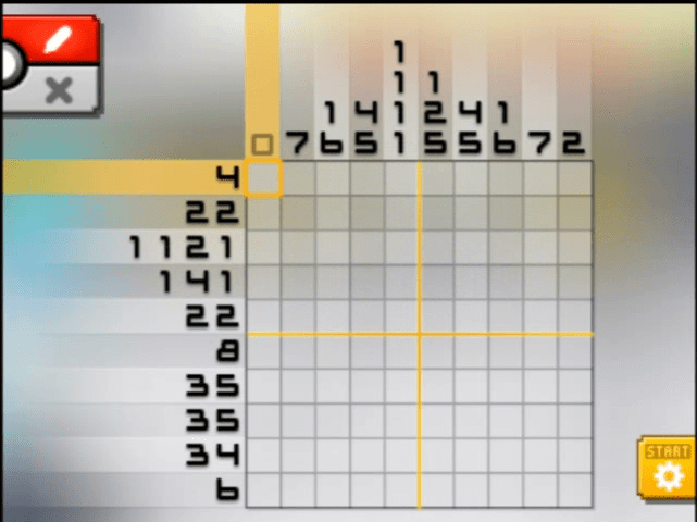 [ Pokemon Picross ] The puzzle of Standard stage [S00-04