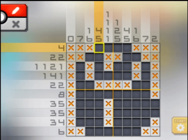 [ Pokemon Picross ] The answer of Standard stage [S00-04] and  the answer of Alt-World stage [A00-04]
