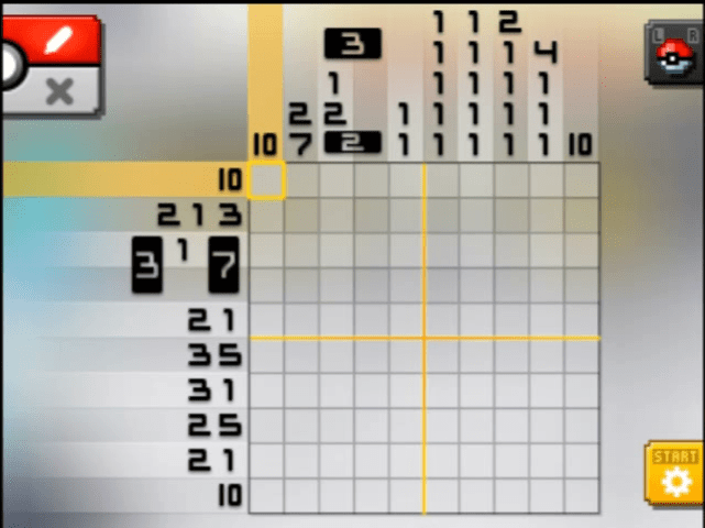 [ Pokemon Picross ] The puzzle of Standard stage [S00-07
