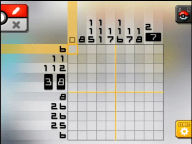 [ Pokemon Picross ] The puzzle of Standard stage [S00-08
