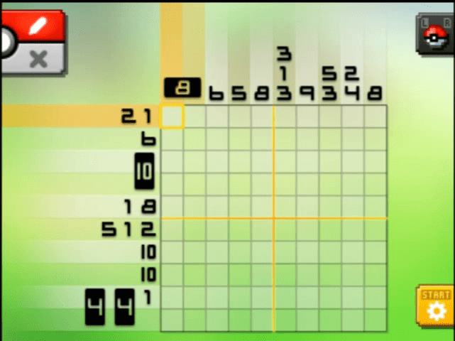 [ Pokemon Picross ] The puzzle of Alt-World stage [A02-02