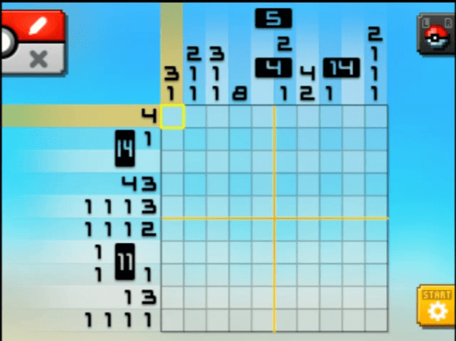 [ Pokemon Picross ] The puzzle of Alt-World stage [A02-04