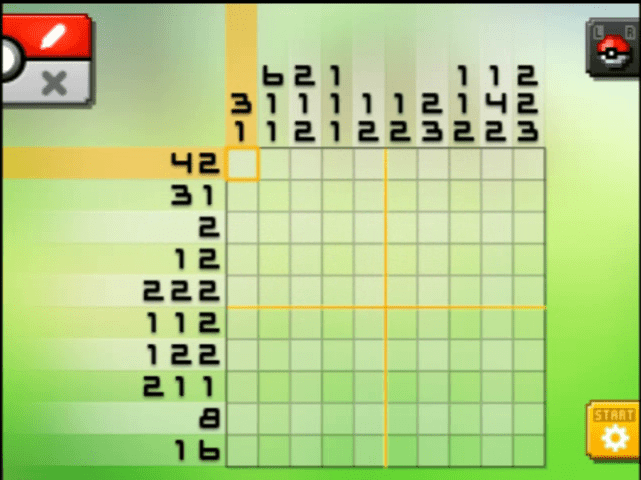[ Pokemon Picross ] The puzzle of Standard stage [S02-02