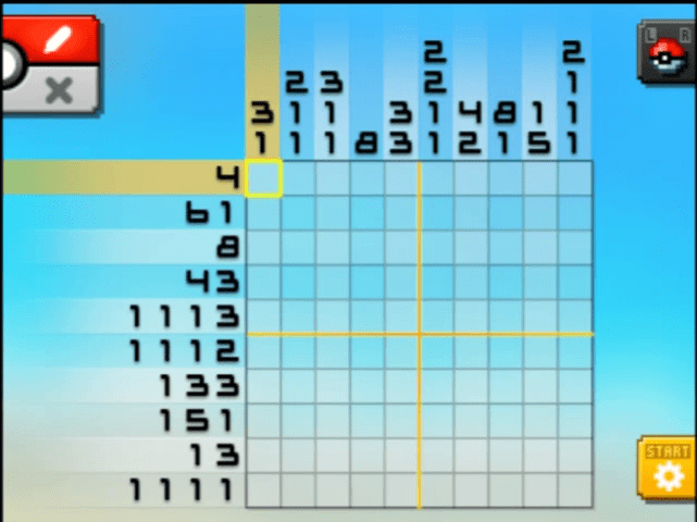 [ Pokemon Picross ] The puzzle of Standard stage [S02-03