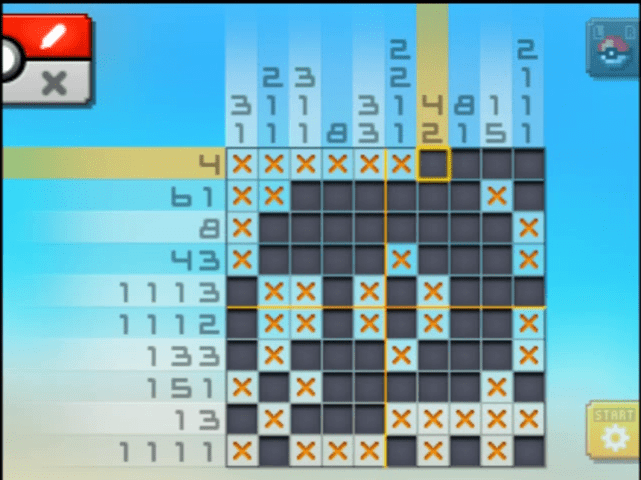 [ Pokemon Picross ] The answer of Standard stage [S02-03] and  the answer of Alt-World stage [A02-04]