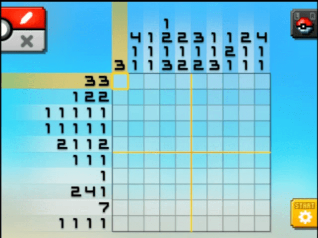 [ Pokemon Picross ] The puzzle of Standard stage [S02-04