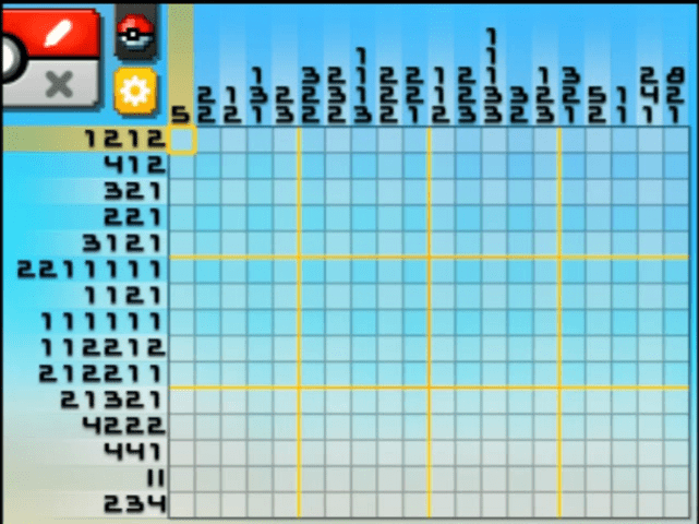 [ Pokemon Picross ] The puzzle of Standard stage [S02-05