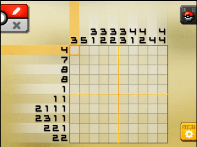 [ Pokemon Picross ] The puzzle of Standard stage [S03-03