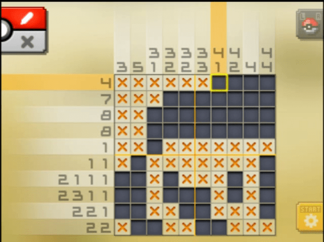 [ Pokemon Picross ] The answer of Standard stage [S03-03] and  the answer of Alt-World stage [A03-01]