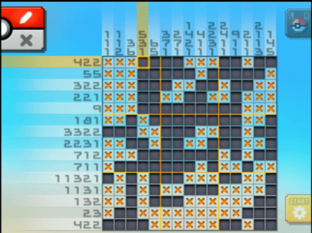[ Pokemon Picross ] The answer of Standard stage [S03-05] and  the answer of Alt-World stage [A03-05]