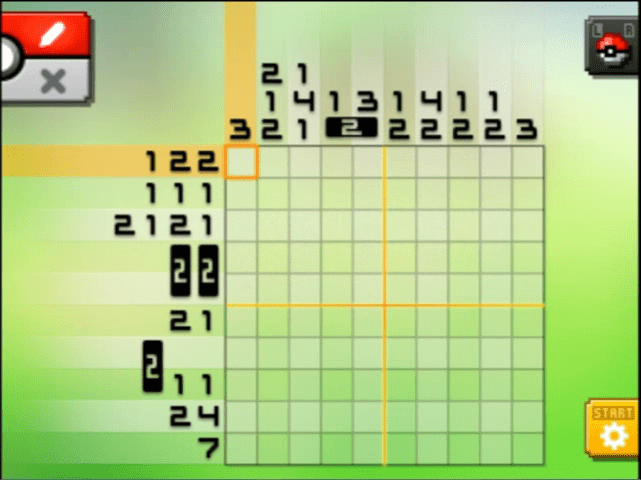 [ Pokemon Picross ] The puzzle of Alt-World stage [A04-03
