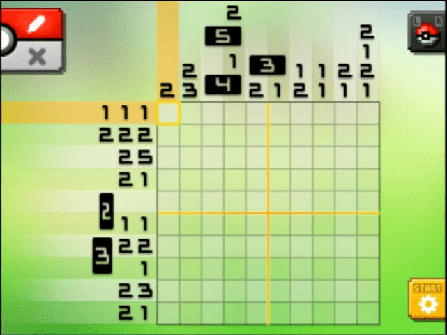 [ Pokemon Picross ] The puzzle of Alt-World stage [A04-05