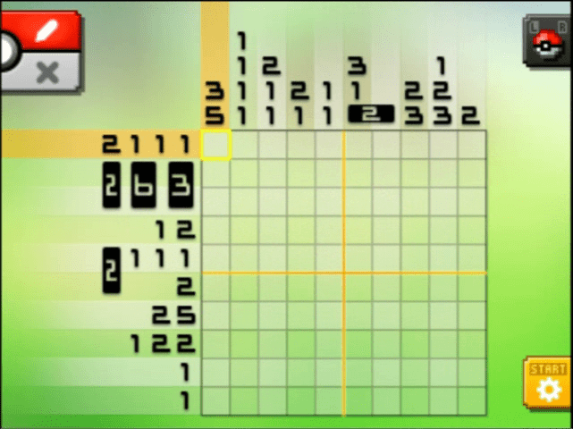[ Pokemon Picross ] The puzzle of Alt-World stage [A04-06