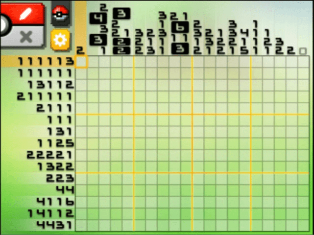 [ Pokemon Picross ] The puzzle of Alt-World stage [A04-08