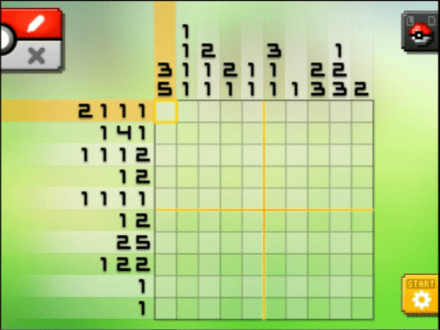 [ Pokemon Picross ] The puzzle of Standard stage [S04-03