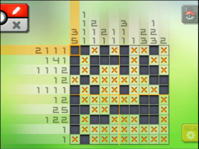 [ Pokemon Picross ] The answer of Standard stage [S04-03] and  the answer of Alt-World stage [A04-06]