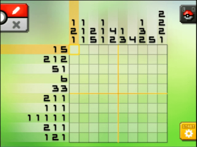 [ Pokemon Picross ] The puzzle of Standard stage [S04-04