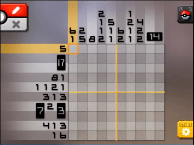 [ Pokemon Picross ] The puzzle of Alt-World stage [A05-03