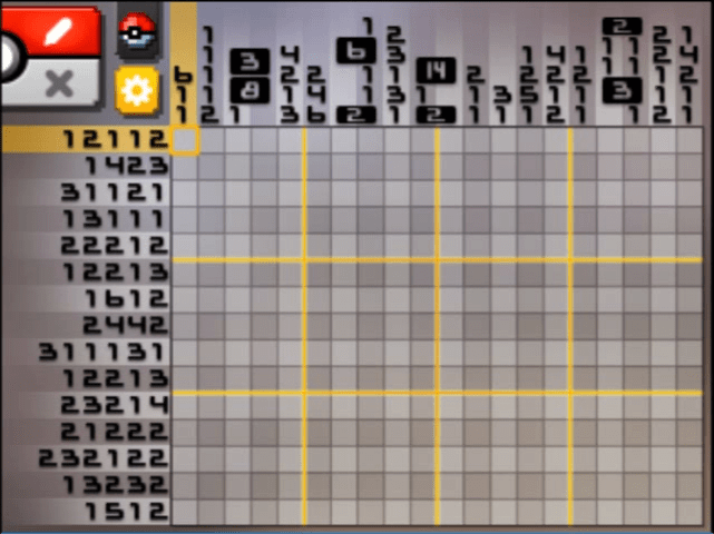 [ Pokemon Picross ] The puzzle of Alt-World stage [A05-06