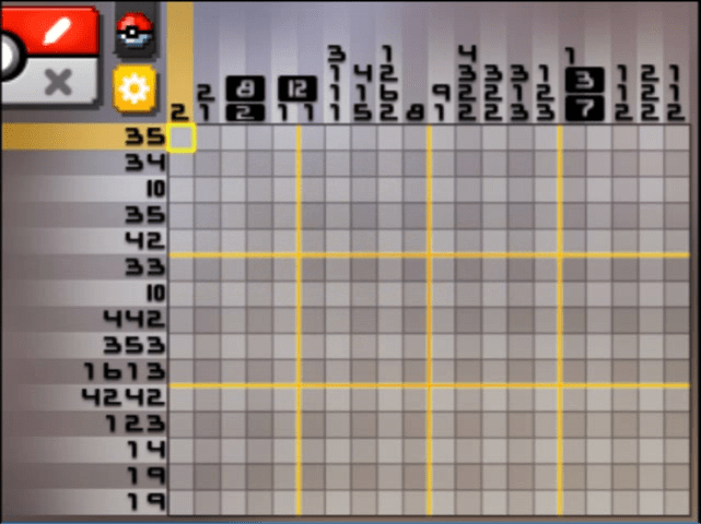 [ Pokemon Picross ] The puzzle of Alt-World stage [A05-07