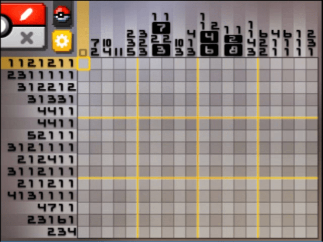 [ Pokemon Picross ] The puzzle of Alt-World stage [A05-08