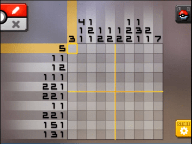 [ Pokemon Picross ] The puzzle of Standard stage [S05-03