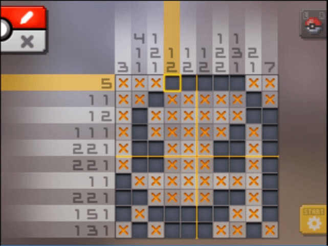 [ Pokemon Picross ] The answer of Standard stage [S05-03] and  the answer of Alt-World stage [A05-04]
