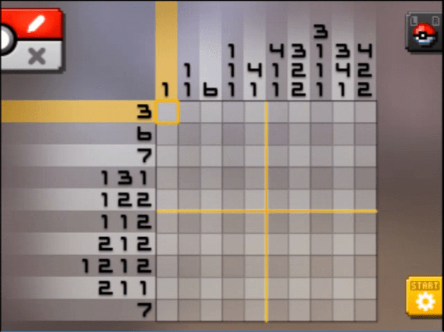 [ Pokemon Picross ] The puzzle of Standard stage [S05-04