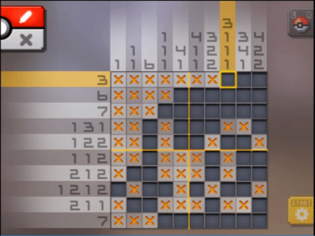 [ Pokemon Picross ] The answer of Standard stage [S05-04] and  the answer of Alt-World stage [A05-05]