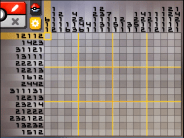 [ Pokemon Picross ] The puzzle of Standard stage [S05-06