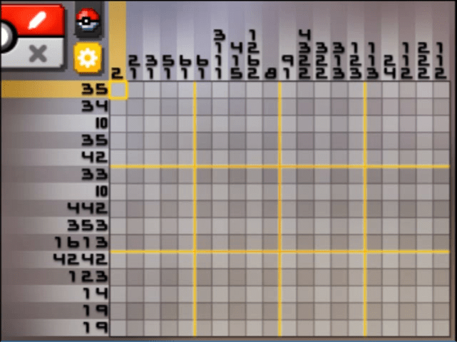 [ Pokemon Picross ] The puzzle of Standard stage [S05-07