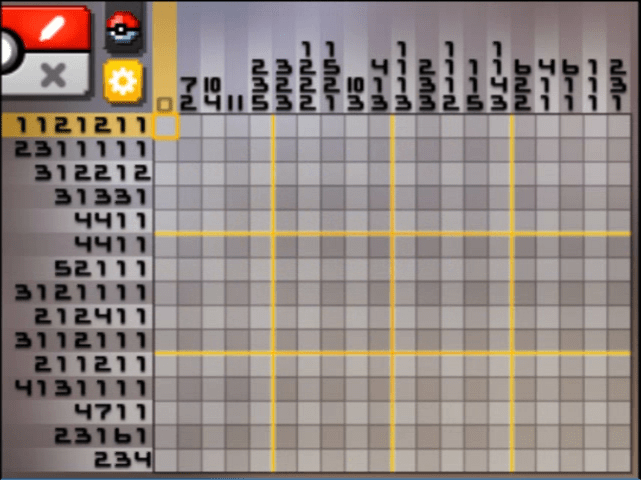 [ Pokemon Picross ] The puzzle of Standard stage [S05-08