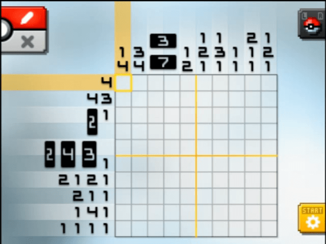 [ Pokemon Picross ] The puzzle of Alt-World stage [A06-01