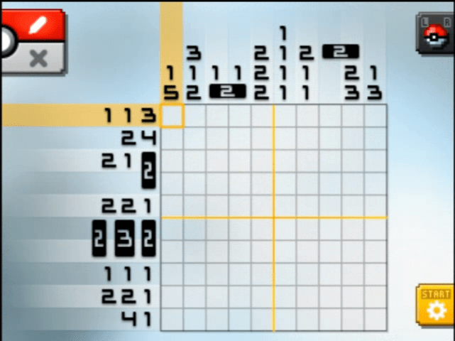 [ Pokemon Picross ] The puzzle of Alt-World stage [A06-02