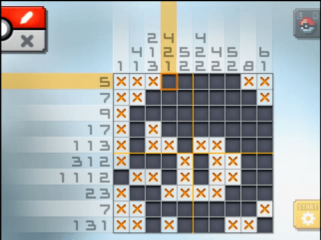 [ Pokemon Picross ] The answer of Standard stage [S06-01] and  the answer of Alt-World stage [A06-06]