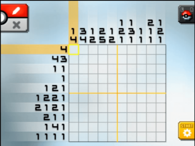 [ Pokemon Picross ] The puzzle of Standard stage [S06-02