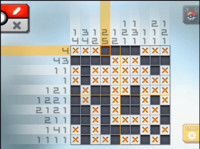 [ Pokemon Picross ] The answer of Standard stage [S06-02] and  the answer of Alt-World stage [A06-01]