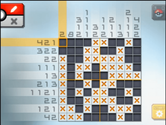[ Pokemon Picross ] The answer of Standard stage [S06-03] and  the answer of Alt-World stage [A06-03]