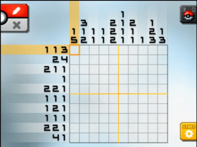 [ Pokemon Picross ] The puzzle of Standard stage [S06-05