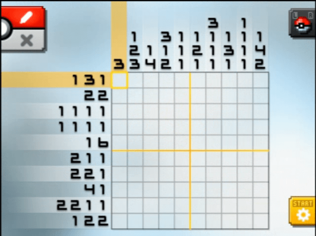 [ Pokemon Picross ] The puzzle of Standard stage [S06-06