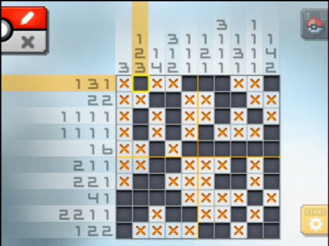 [ Pokemon Picross ] The answer of Standard stage [S06-06] and  the answer of Alt-World stage [A06-05]