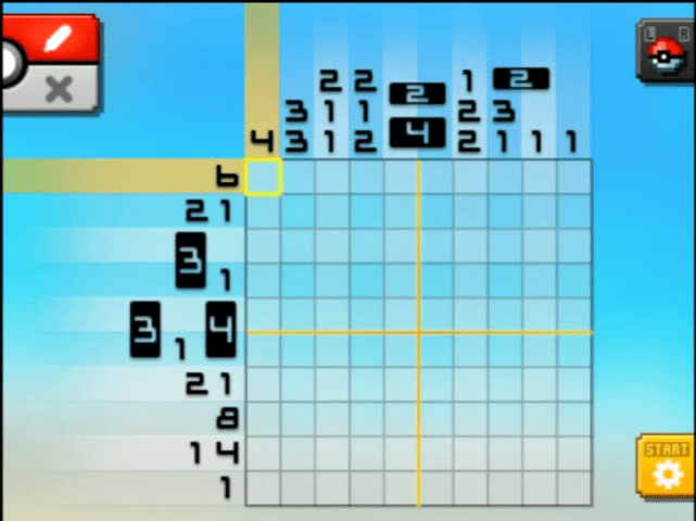 [ Pokemon Picross ] The puzzle of Alt-World stage [A07-02