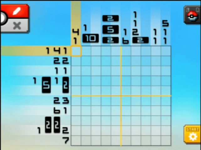 [ Pokemon Picross ] The puzzle of Alt-World stage [A07-03