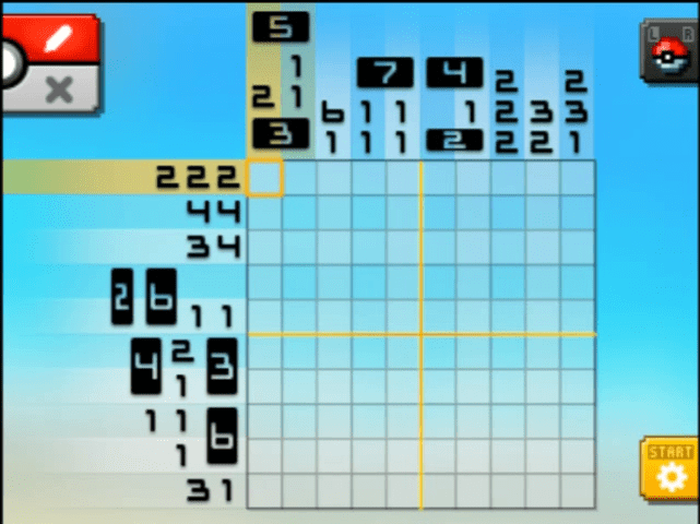 [ Pokemon Picross ] The puzzle of Alt-World stage [A07-05