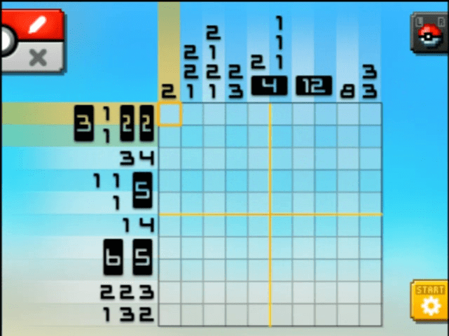 [ Pokemon Picross ] The puzzle of Alt-World stage [A07-06