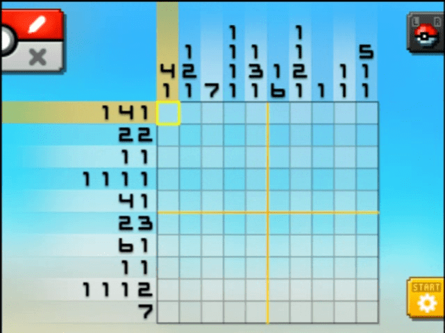[ Pokemon Picross ] The puzzle of Standard stage [S07-02